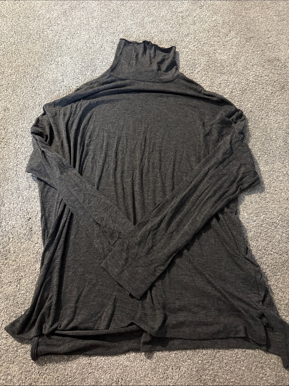 Zara Trafaluc Dark Gray Turtleneck Top